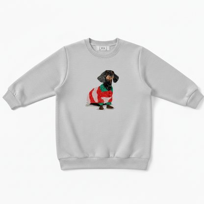 Dachshund Christmas Sweater Holiday Graphic Dog Crewneck C1040