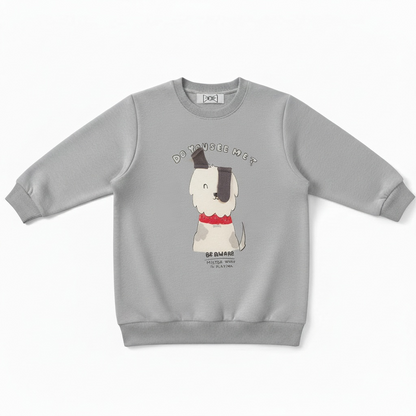 Mister Vibe Playing Cute Dog Lover Gift Crewneck C1046