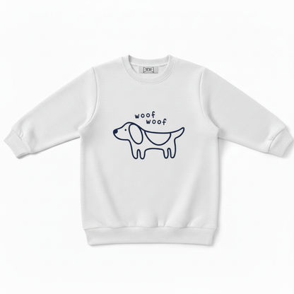 Woof Woof Dog Graphic Lover Crewneck C1047