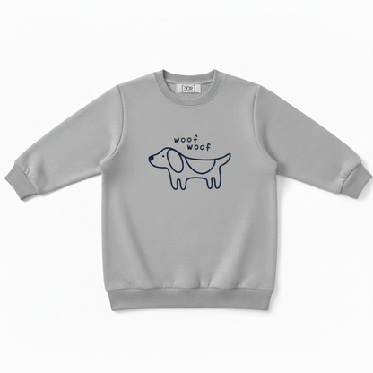 Woof Woof Dog Graphic Lover Crewneck C1047