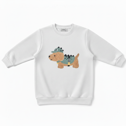 Cute Hux Puppy Military Outfit Pet Crewneck C1049