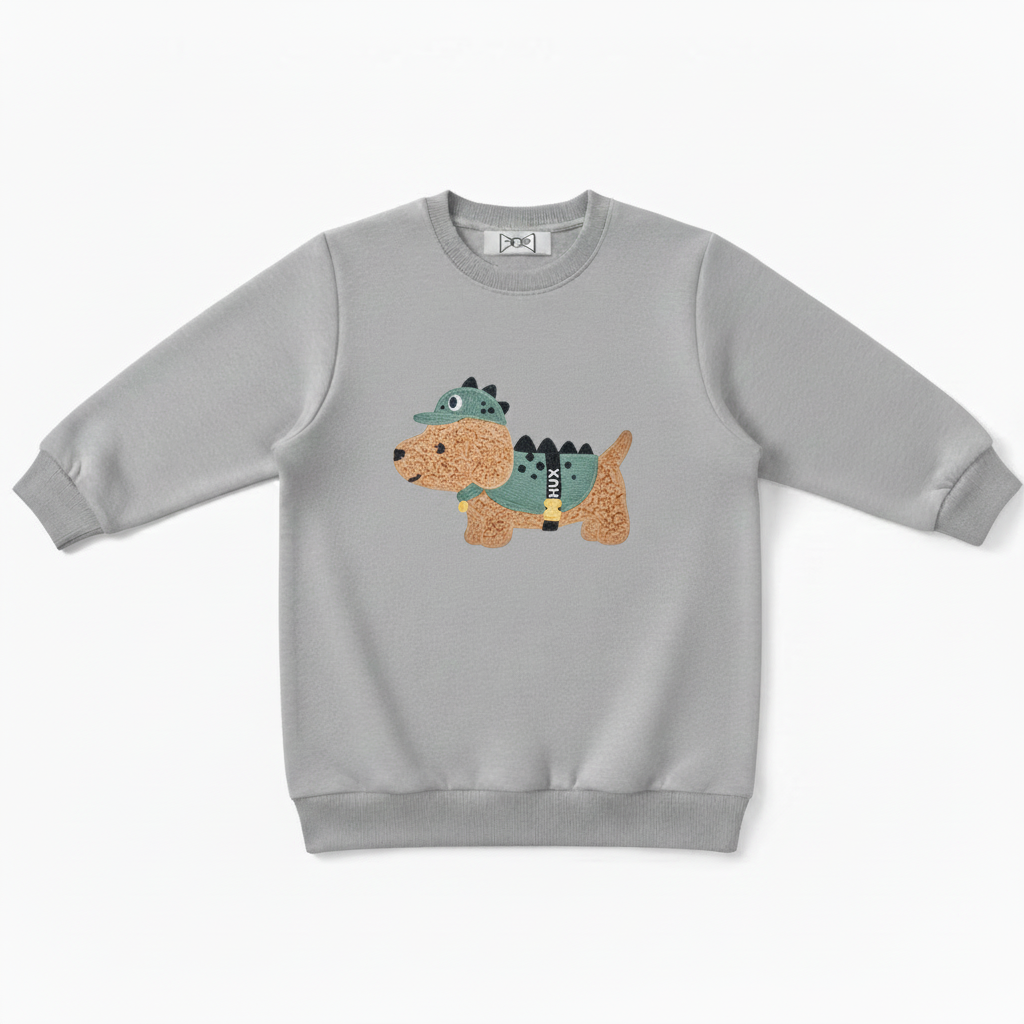 Cute Hux Puppy Military Outfit Pet Crewneck C1049