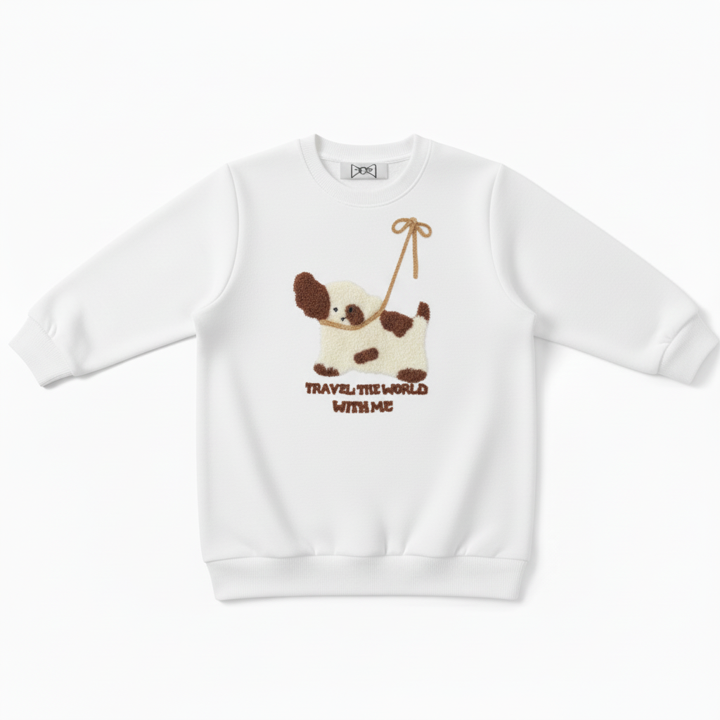Explore The World With Me Dog Crewneck C1056