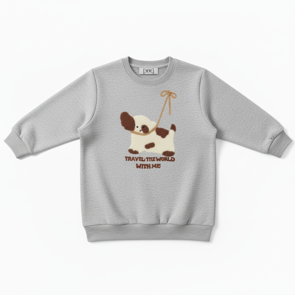 Explore The World With Me Dog Crewneck C1056