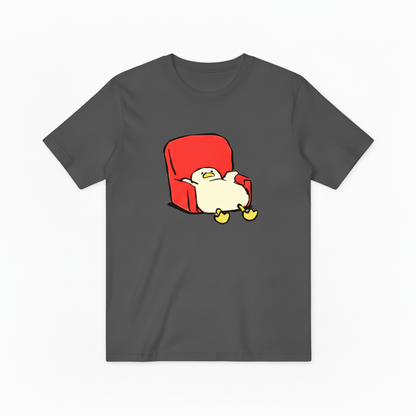 Relaxing Duck in Armchair T-Shirt, Ideal Gift for Anyone Who Loves to Unwind T4014