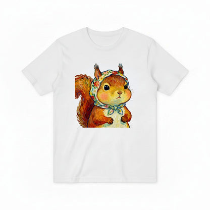 Nature Lover Squirrel Graphic Tee T4015