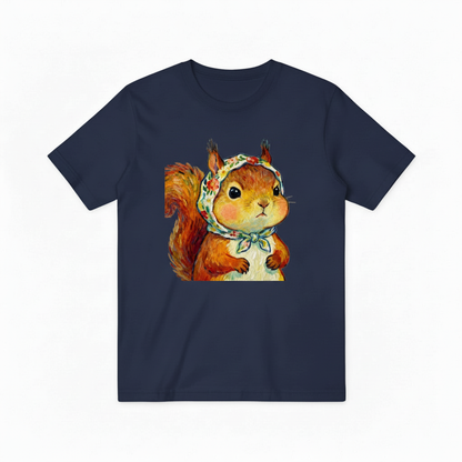 Nature Lover Squirrel Graphic Tee T4015