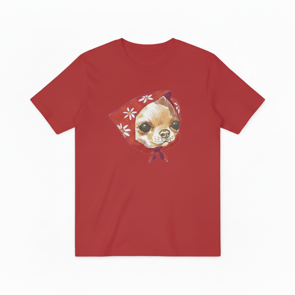 Whimsical Chihuahua Graphic Tee T4017