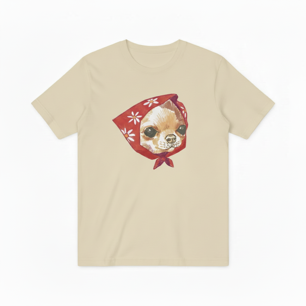 Whimsical Chihuahua Graphic Tee T4017