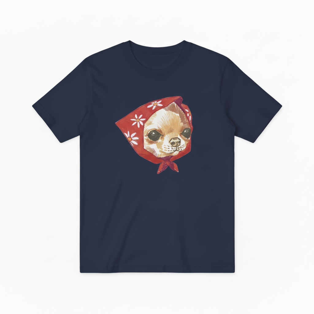 Whimsical Chihuahua Graphic Tee T4017
