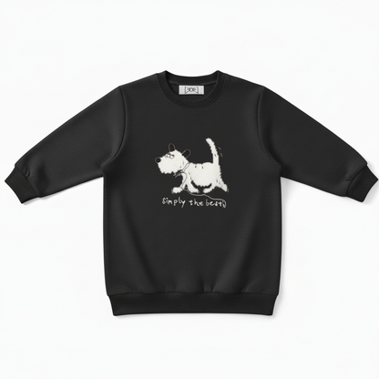 Simply The Best Walking Dog Pet Crewneck C1057