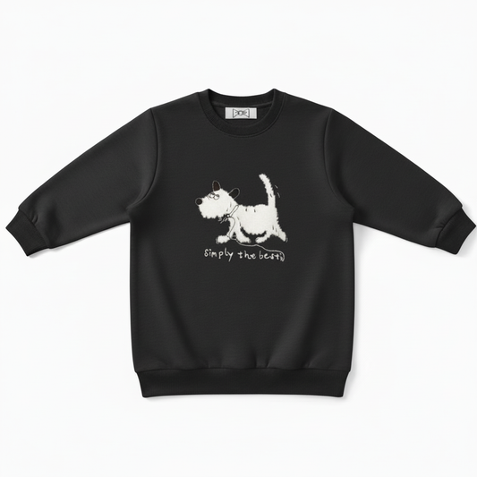 Simply The Best Walking Dog Pet Crewneck C1057