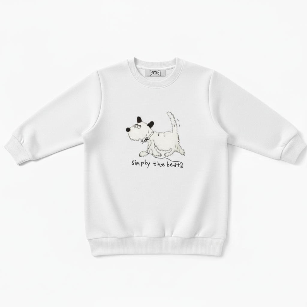 Simply The Best Walking Dog Pet Crewneck C1057