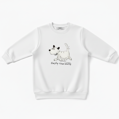 Simply The Best Walking Dog Pet Crewneck C1057
