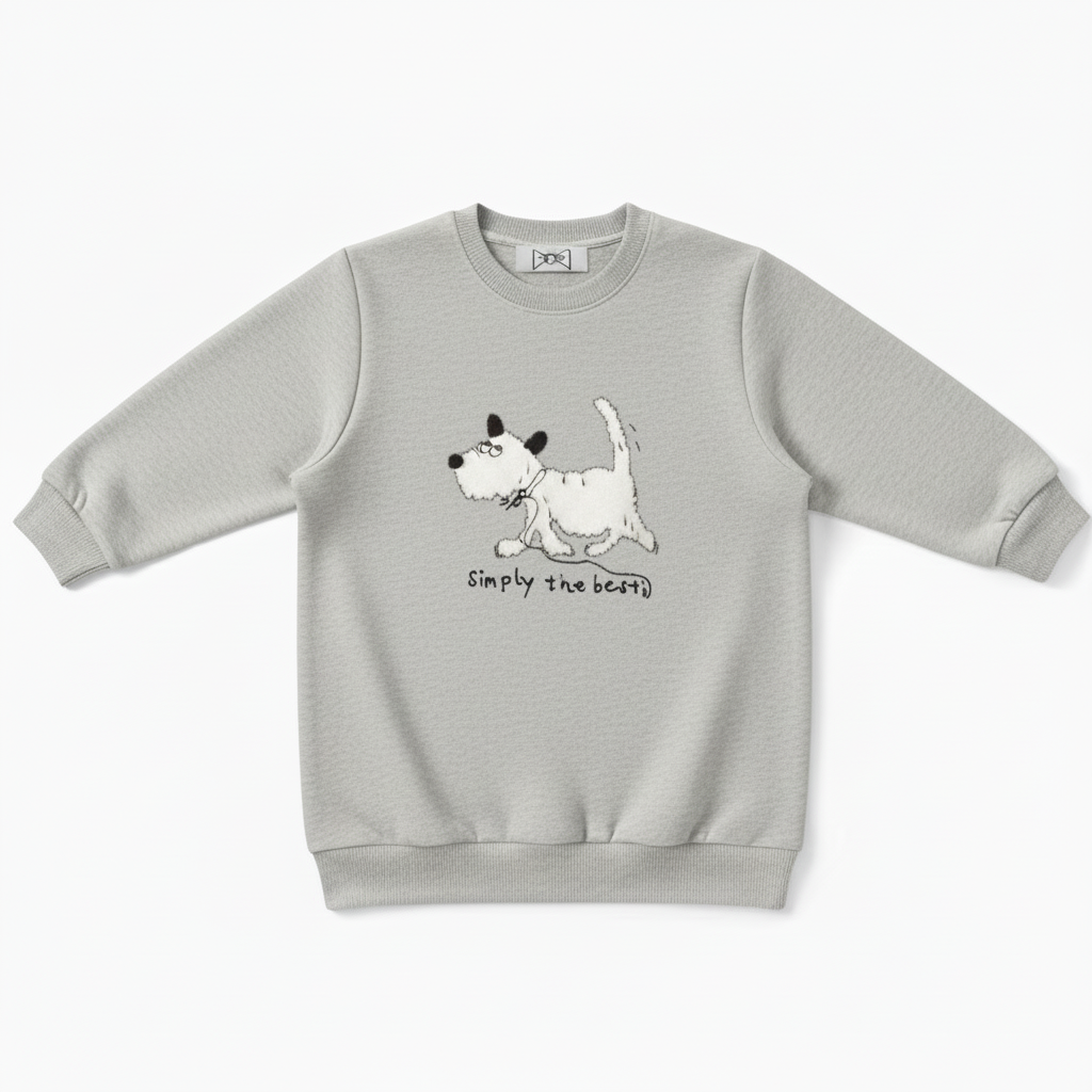Simply The Best Walking Dog Pet Crewneck C1057