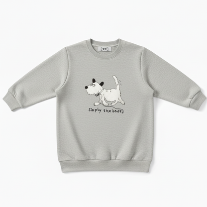Simply The Best Walking Dog Pet Crewneck C1057