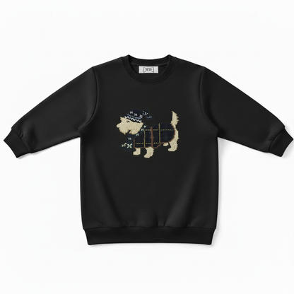 West Highland Terrier Holiday Pixel Dog Crewneck C1059