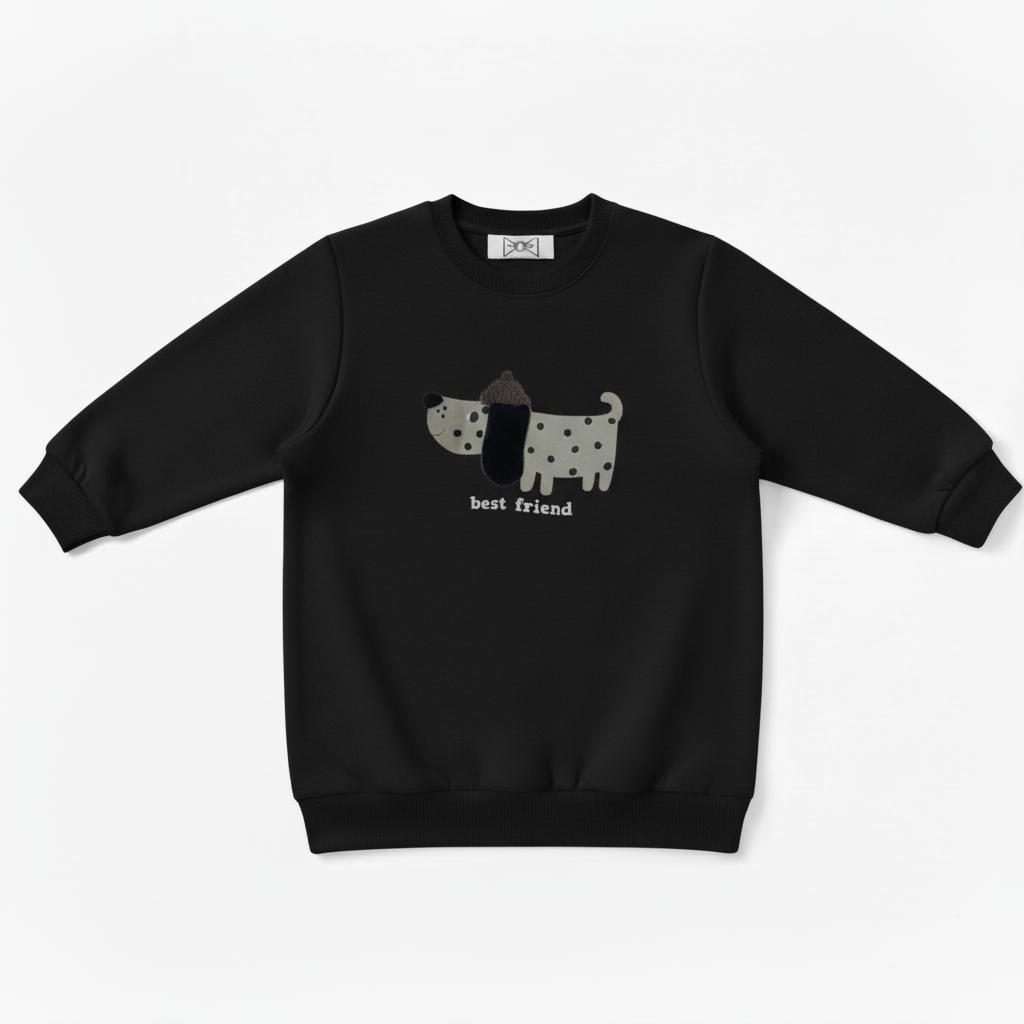 Best Friend Dalmatian Abstract Art Pet Crewneck C1070