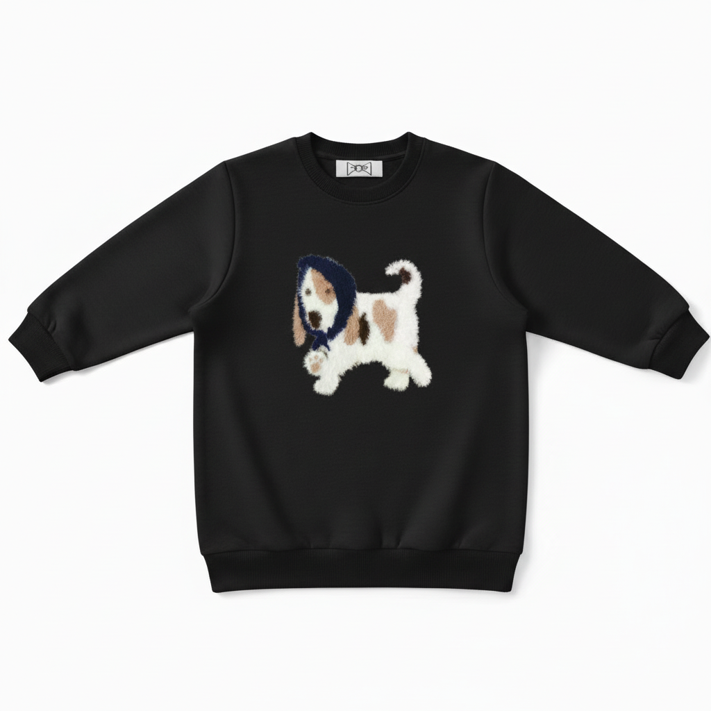Adorable Beagle Puppy Standing Dog Lover Crewneck C1079