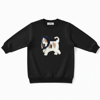 Adorable Beagle Puppy Standing Dog Lover Crewneck C1079