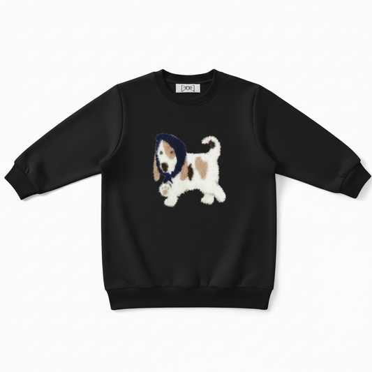 Adorable Beagle Puppy Standing Dog Lover Crewneck C1079