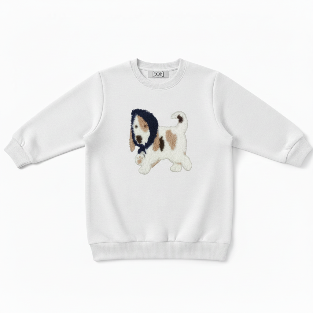 Adorable Beagle Puppy Standing Dog Lover Crewneck C1079