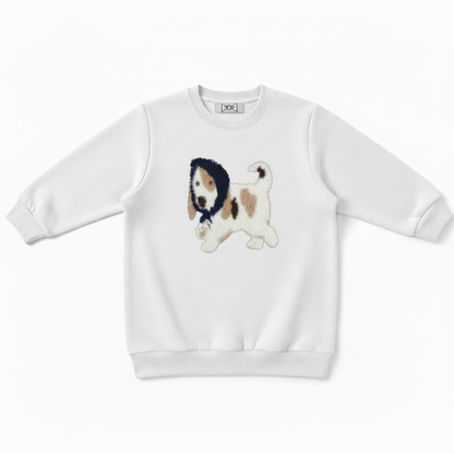Adorable Beagle Puppy Standing Dog Lover Crewneck C1079