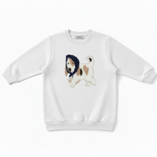 Adorable Beagle Puppy Standing Dog Lover Crewneck C1079