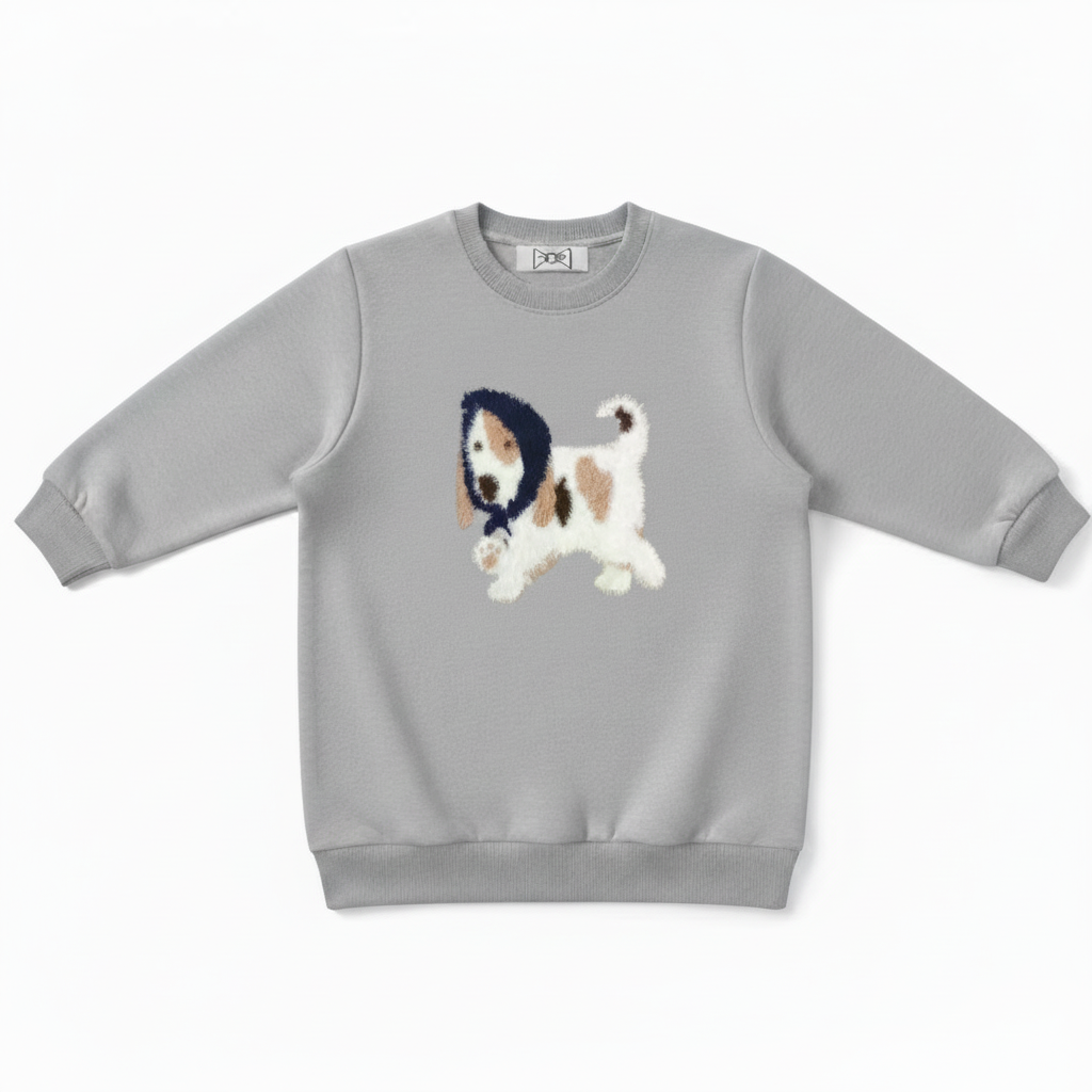 Adorable Beagle Puppy Standing Dog Lover Crewneck C1079