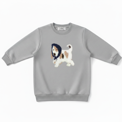 Adorable Beagle Puppy Standing Dog Lover Crewneck C1079