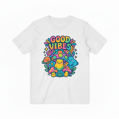 Colorful Psychedelic Graphic T-Shirt T4022