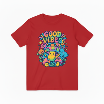 Colorful Psychedelic Graphic T-Shirt T4022
