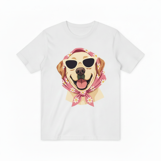 Funny Sunglasses Dog Graphic Tee T4024