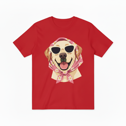 Funny Sunglasses Dog Graphic Tee T4024