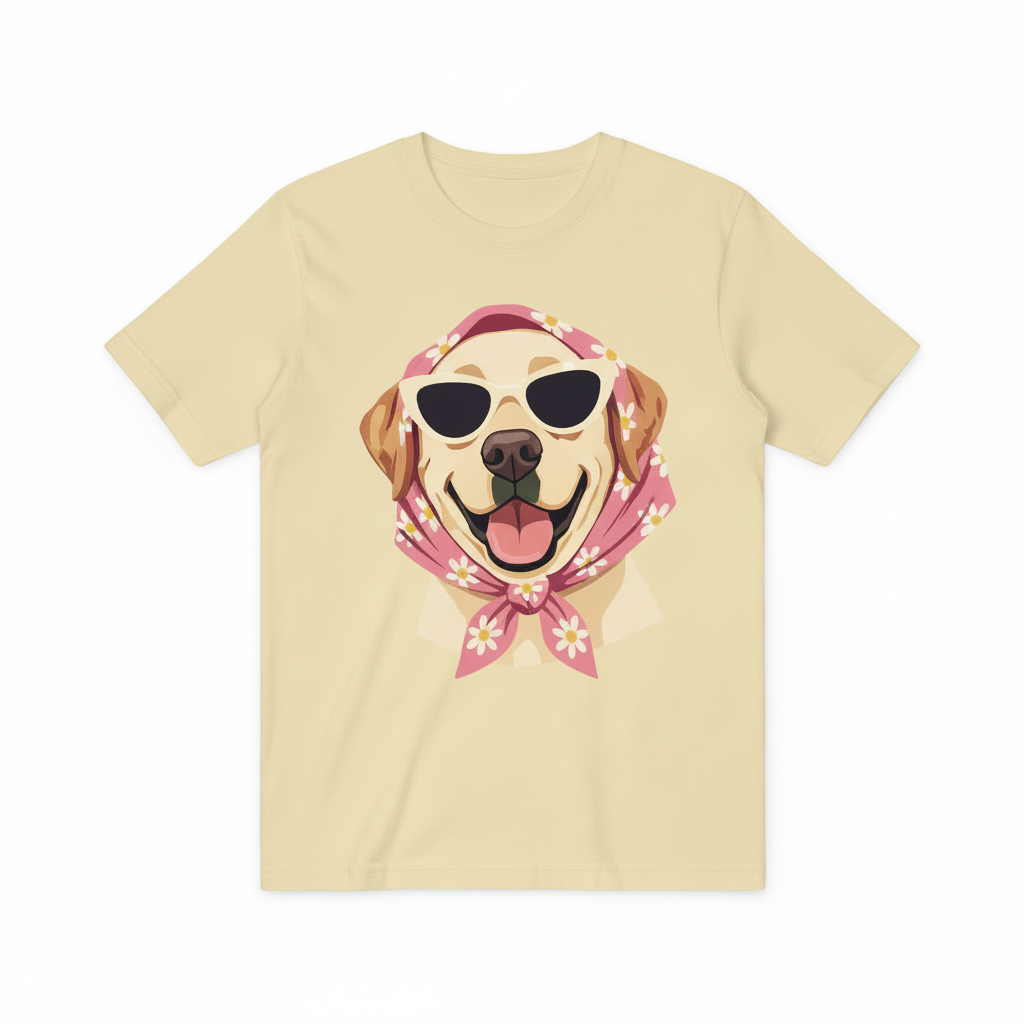 Funny Sunglasses Dog Graphic Tee T4024