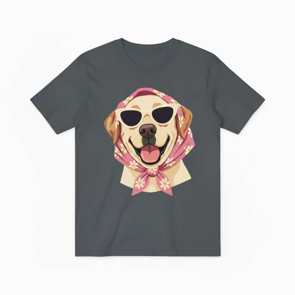 Funny Sunglasses Dog Graphic Tee T4024