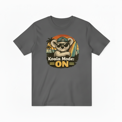 Funny Koala Surfing Graphic Tee - Beach Lover T-Shirt T4034