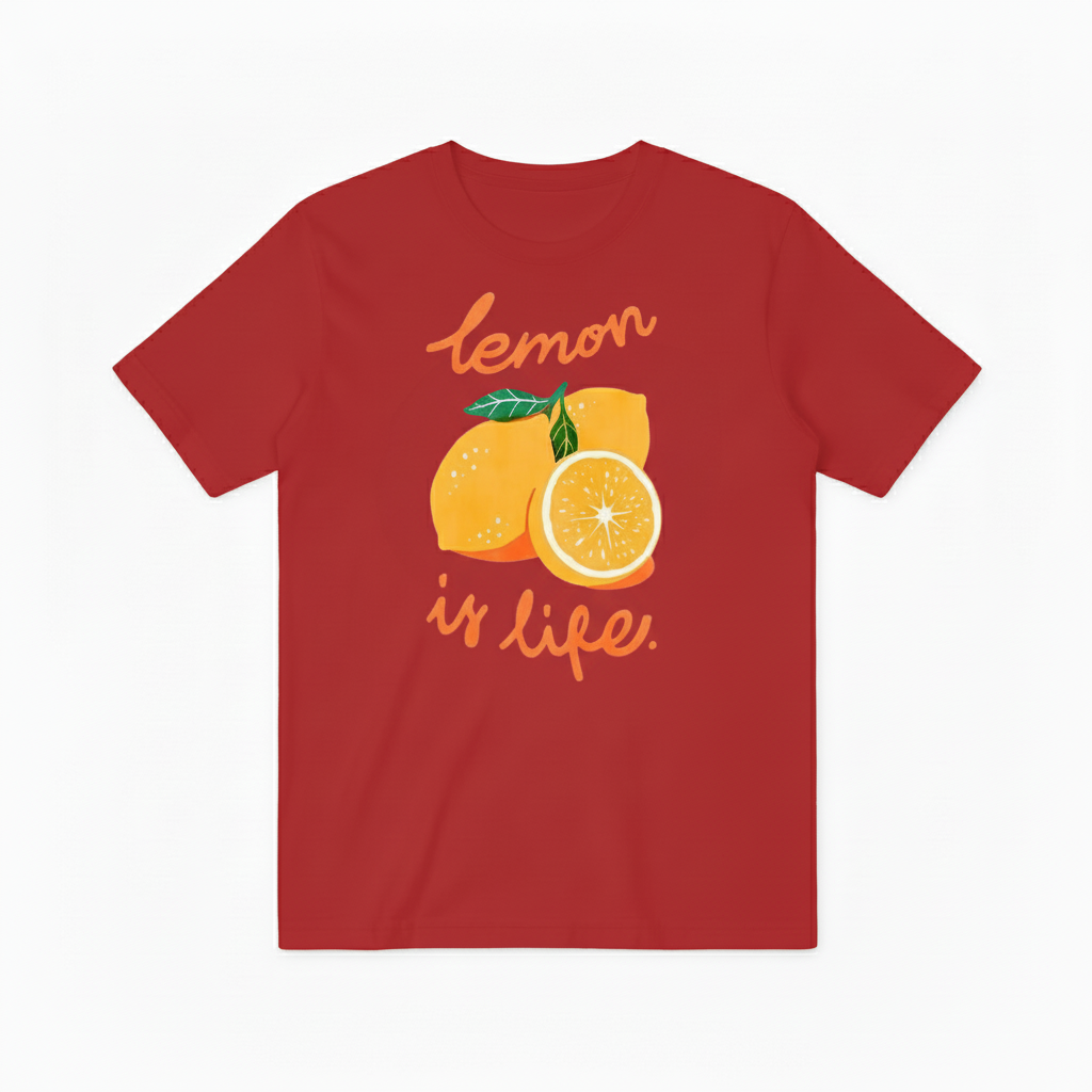 Citrus Lemon Life Graphic Tee - Fruit Lover T-Shirt T4047