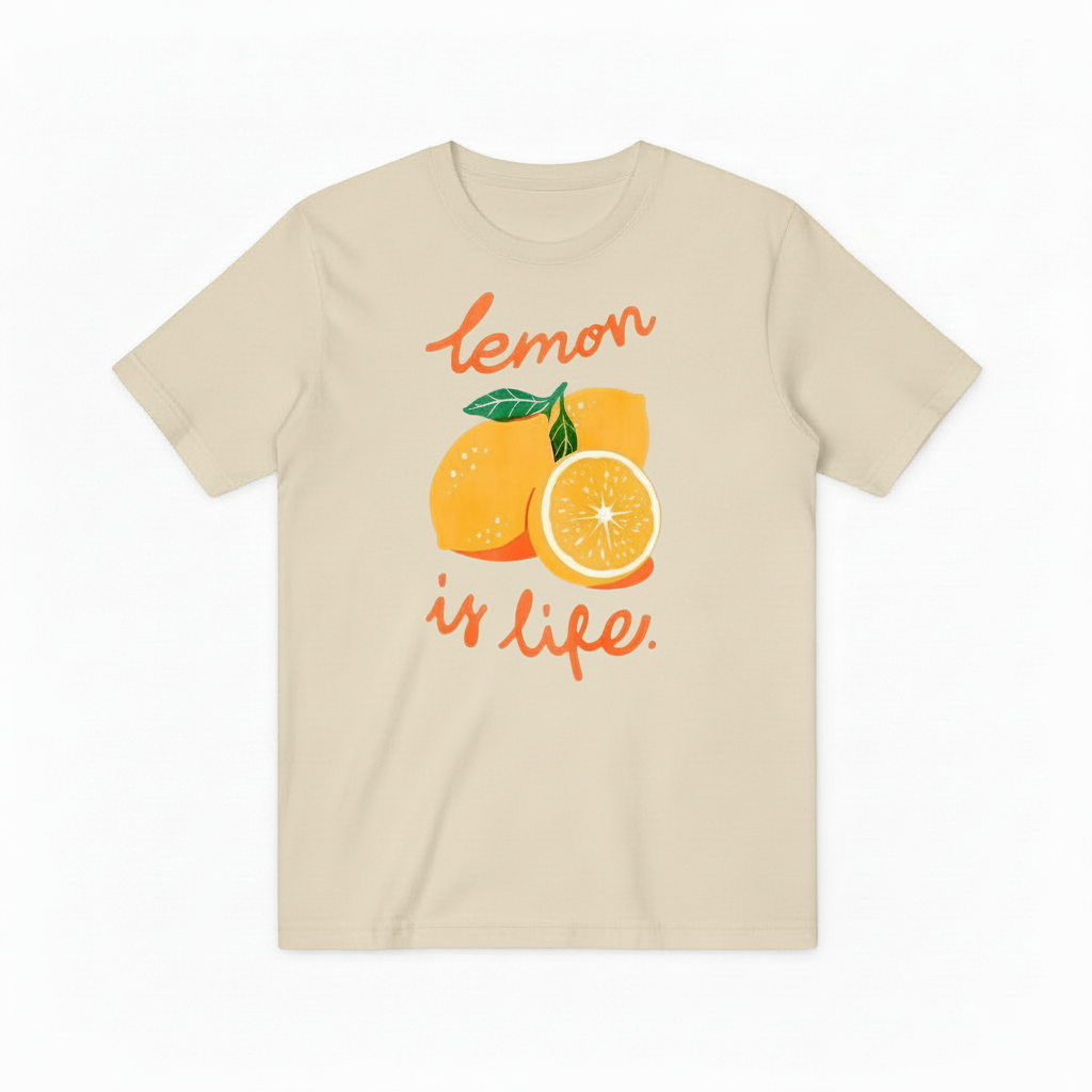 Citrus Lemon Life Graphic Tee - Fruit Lover T-Shirt T4047