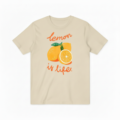 Citrus Lemon Life Graphic Tee - Fruit Lover T-Shirt T4047