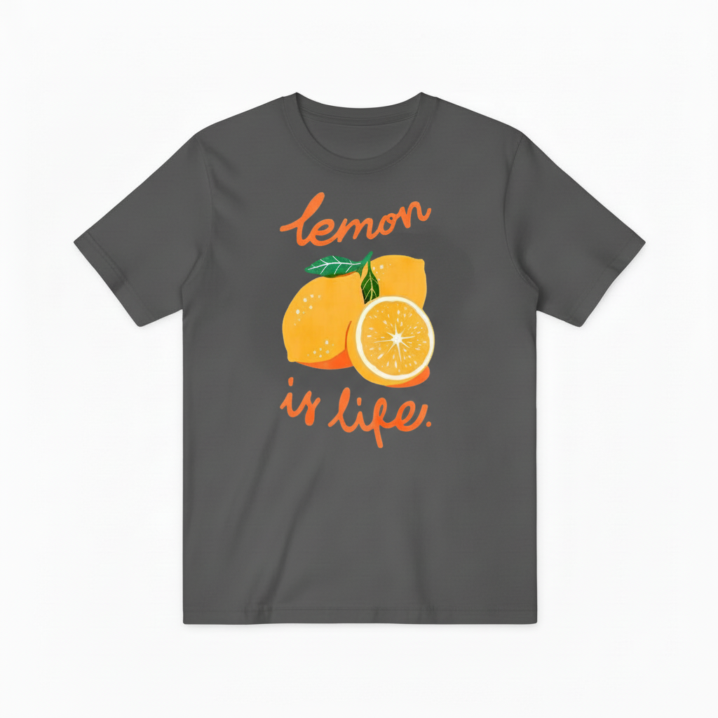 Citrus Lemon Life Graphic Tee - Fruit Lover T-Shirt T4047