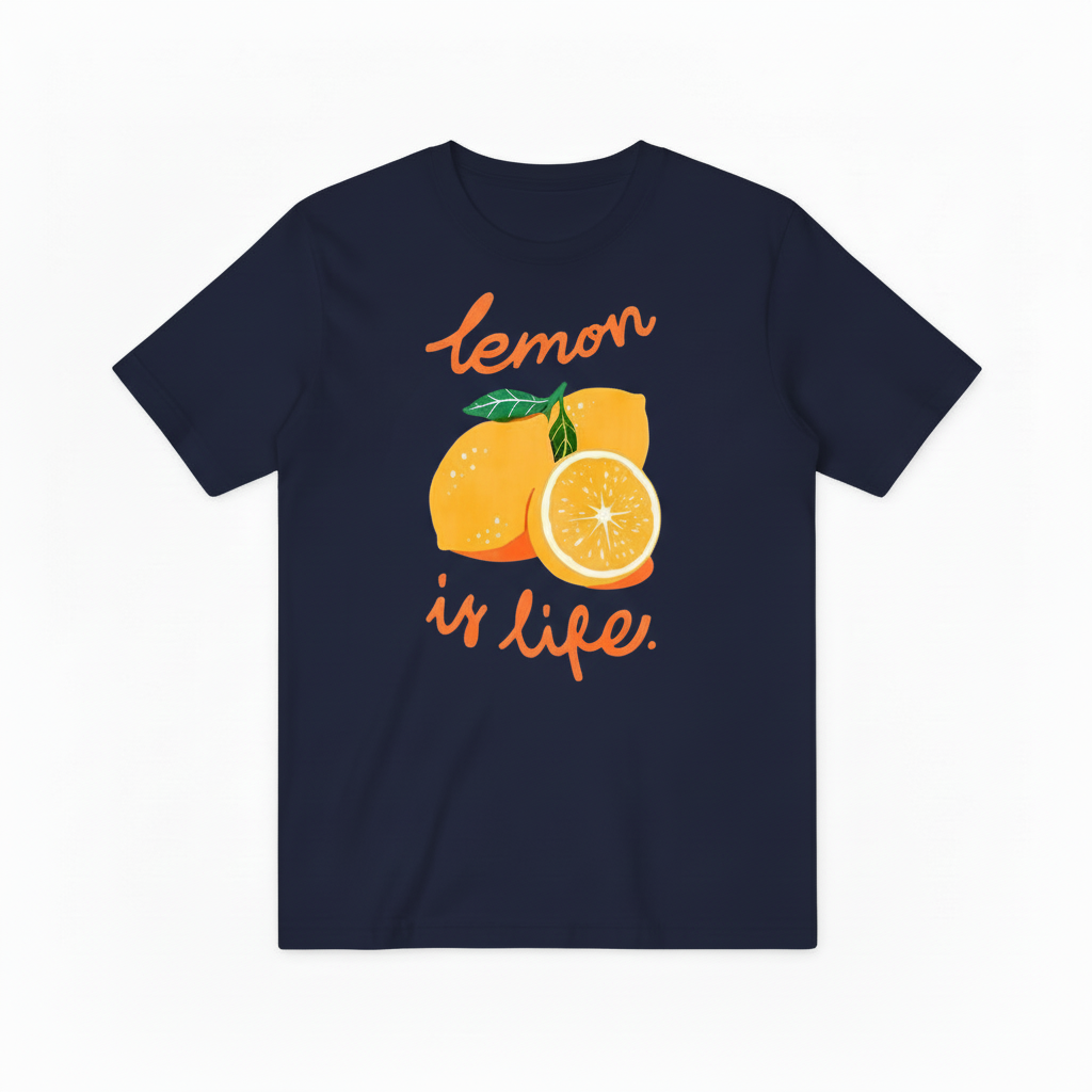 Citrus Lemon Life Graphic Tee - Fruit Lover T-Shirt T4047