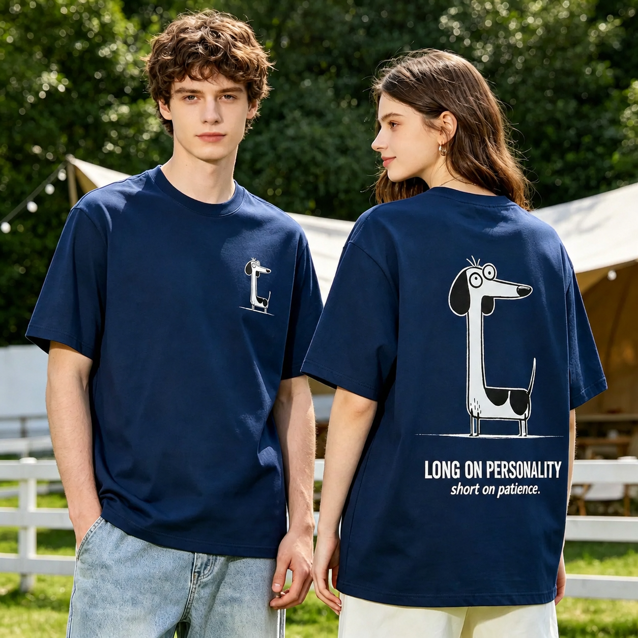 Long on Personality. Short on Patience. Tee