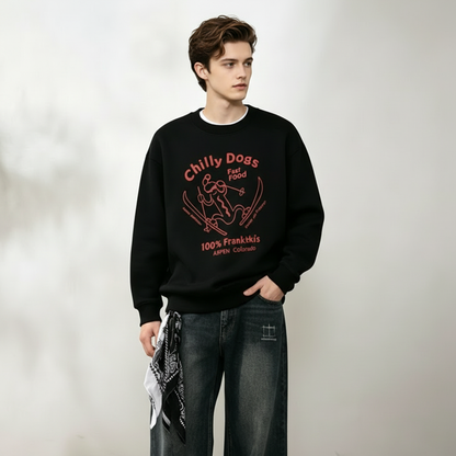 Chilly Dogs Ski Aspen Vintage Crewneck C1129