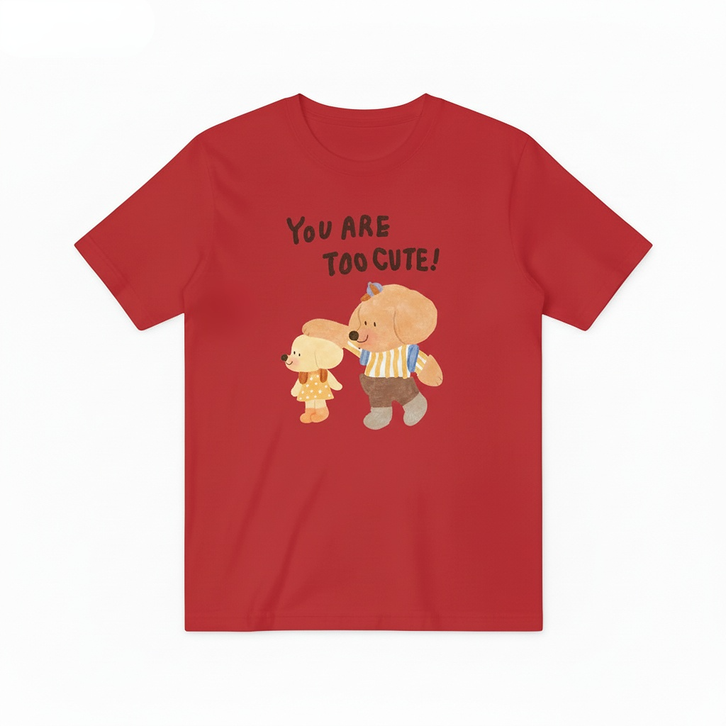 Sweet Dog Friendship Quote Funny Graphic T-Shirt T6005