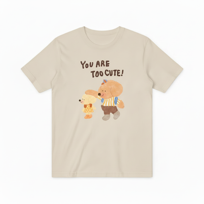 Sweet Dog Friendship Quote Funny Graphic T-Shirt T6005