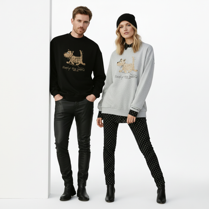 Simply the Bestie Dog Graphic Crewneck C1020
