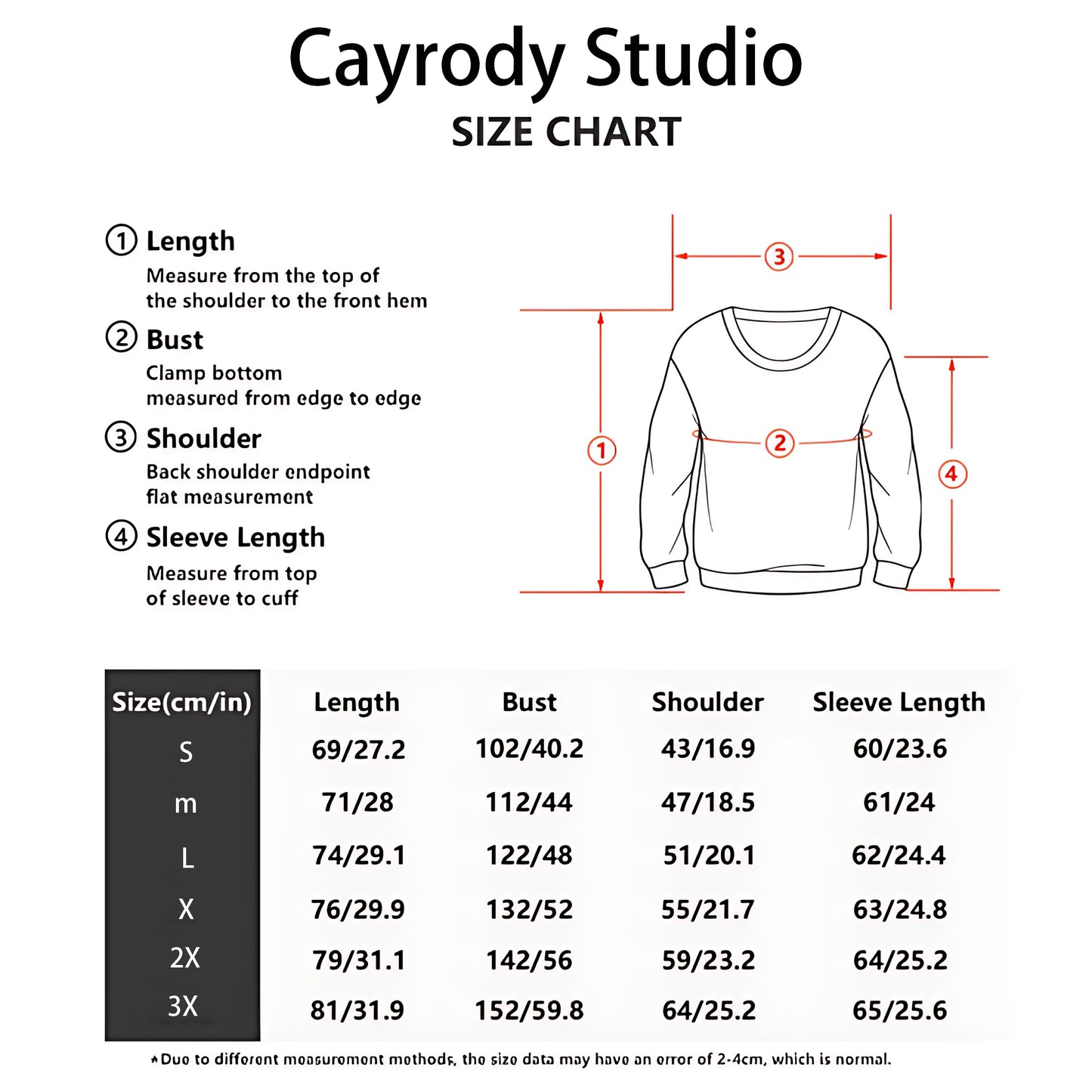 Big Eye Golden Retriever Cartoon Crewneck C1102