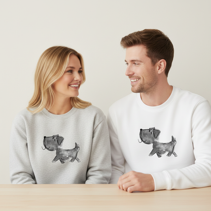 Dachshund Artistic Design Pet Lover Gift Crewneck C1009