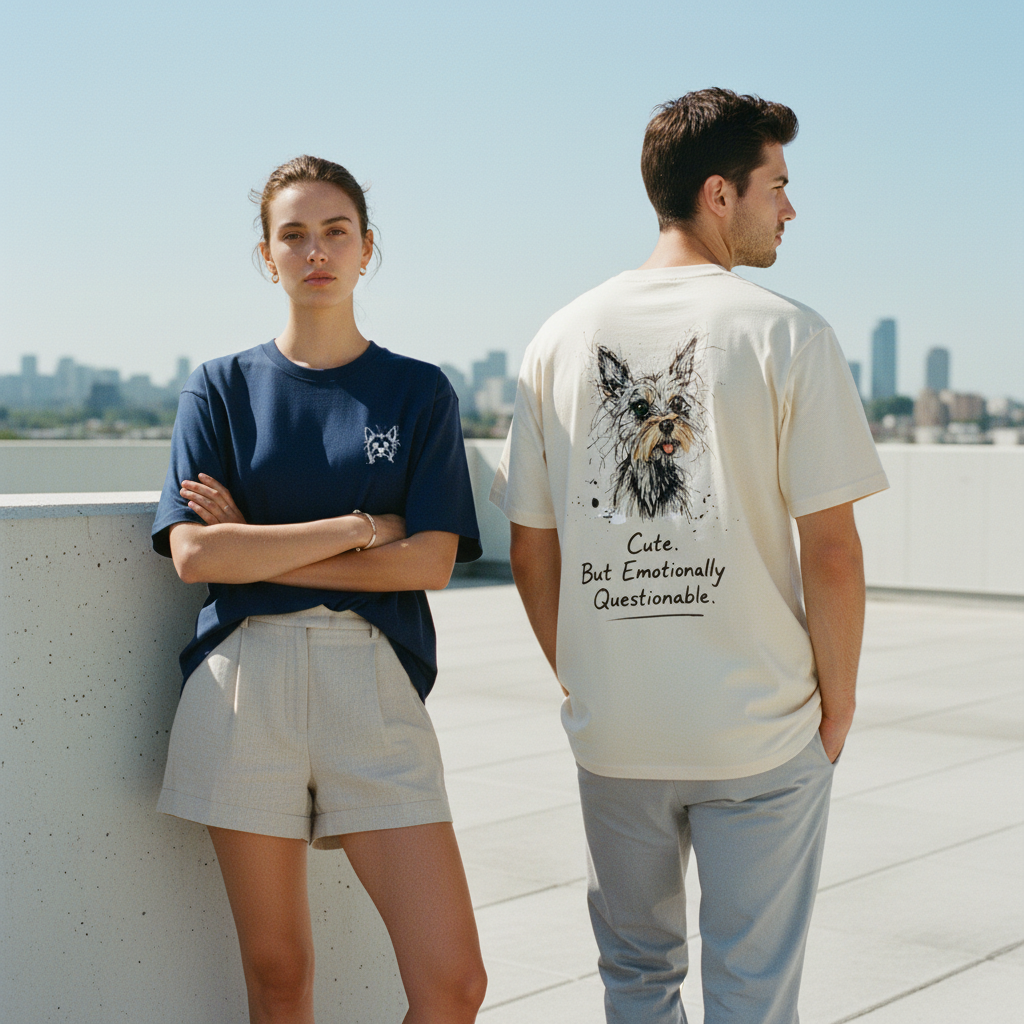 Cute But Emotionally Questionable Tee